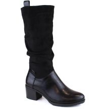Jezzi W JEZ420A insulated high-heeled boots, black