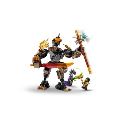 5. LEGO NINJAGO 71854 Cole's Mission Mech and Dragon Zane