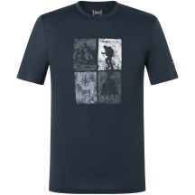 Men's short-sleeve SUPER.NATURAL M GO HIKING TEE, navy