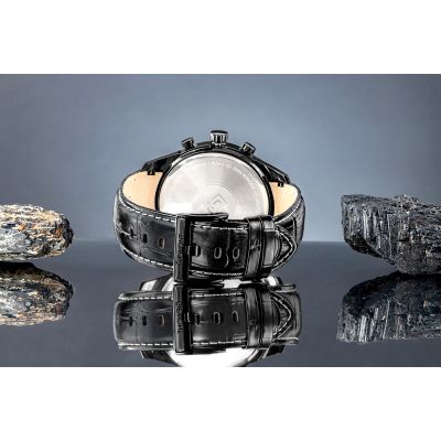 7. Men's Watch Giewont Chronograph Sapphire Black GW7650-A4