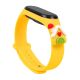 Strap Xmas for Xiaomi Mi Band 5 / 6 Christmas Silicone Strap Bracelet with House - Yellow