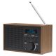 6. Radio Denver DAB-46DARK GREY Internet Analog and Digital Black, Brown