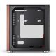 20. Jonsbo TK-0 PC Case, Mini-Tower, Mini-ITX, Tempered Glass, Wood - black