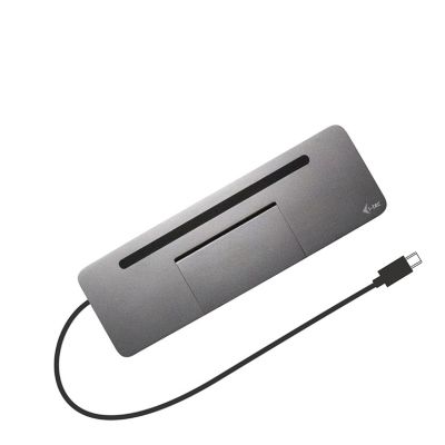 8. i-tec Metal C31FLATDOCKPDPRO Docking Station Wired USB 3.2 Gen 1 (3.1 Gen 1) Type-C Gray