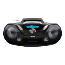 Philips AZB798T/12 Portable Stereo System Analog and Digital 12W DAB, DAB+, FM Black MP3 Player