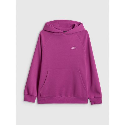 8. Girls' loose sweatshirt with hood 4F 4FJRSS26TSWSF3040-53S