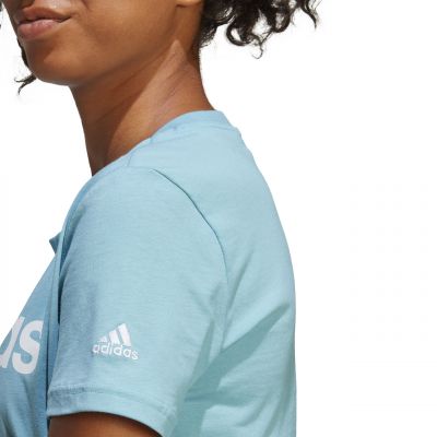 6. adidas Loungewear Essentials Slim Logo Tee W IC0629