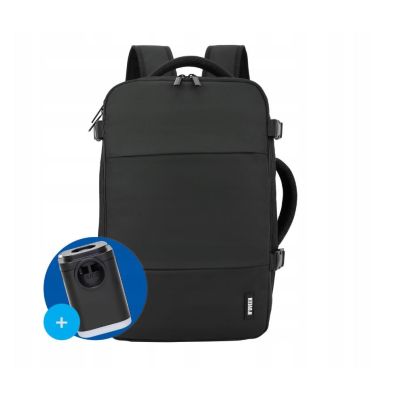 11. NOVEEN CTB500 Black 40x20x25 Cabin Travel Backpack with Pump