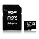 2. Silicon Power 32GB microSDHC Memory Card, Class 10 + microSD-SD ADAPTER (SP032GBSTH010V10SP)