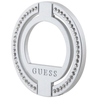 2. Guess MagSafe Ring Rhinestone holder - silver