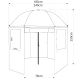 42. 2-in-1 ENERO CAMP FISHING TENT UMBRELLA