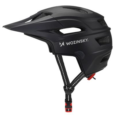 5. Wozinsky full-face bicycle helmet with removable visor, lightweight, L - black