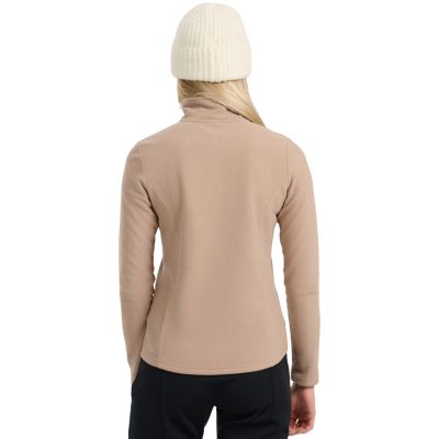 10. Women's fleece sweatshirt 4F F069 light brown 4FWAW25UFLEF069 82S