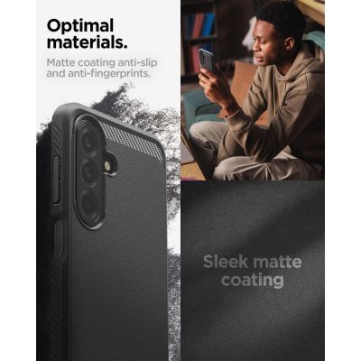 10. Spigen Rugged Armor Case for Samsung Galaxy A27 5G - Matte Black