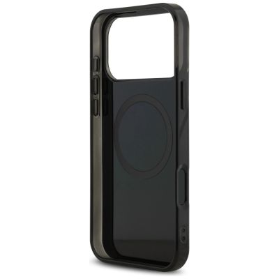 7. AMG Double Layer Transparent Graphics MagSafe Case for iPhone 17 Pro Max - Black