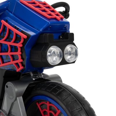 5. Huffy Spider-Man Motorcycle Electric Ride-On (17345W)