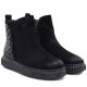 4. Women's insulated black ankle boots Potocki Z25-JE19365
