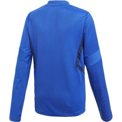 7. adidas Tiro 19 Training Top blue JR football sweatshirt DT5279