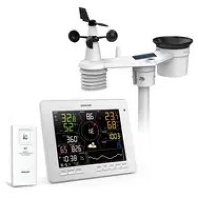 Sencor SWS 16600 WiFi SH Weather Station White / Color LCD / Wireless Sensor