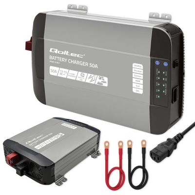 10. Intelligent professional Monolith charger for LiFePO4 AGM GEL SLA 50A 12V batteries