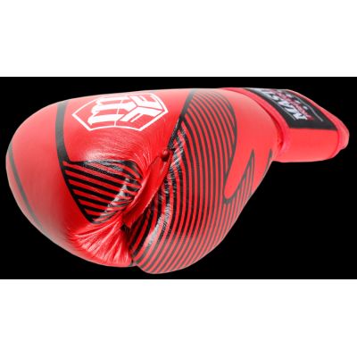3. MASTERS RBT-RED Leather Boxing Gloves 12 oz