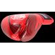 3. MASTERS RBT-RED Leather Boxing Gloves 12 oz
