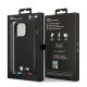 8. Case BMW BMHMP14L22PTDK iPhone 14 Pro 6.1 "black / black Leather Stamp Tricolor Magsafe