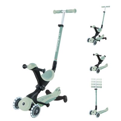 2. Three-wheeled scooter with a ride-on seat GO•UP DELUXE LIGHTS ECOLOGIC 360 (697-505)