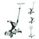 2. Three-wheeled scooter with a ride-on seat GO•UP DELUXE LIGHTS ECOLOGIC 360 (697-505)