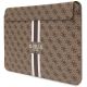2. Guess 4G Printed Stripes cover for a 14" laptop - brown