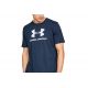 3. Under Armour Sportstyle Logo Tee 1329590-408 granatowe S