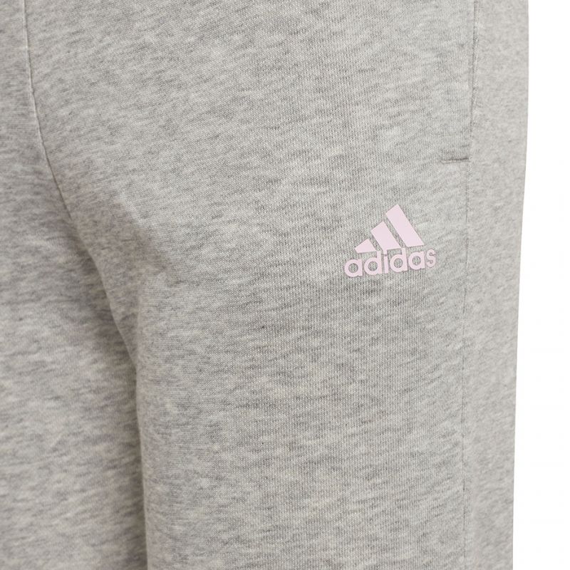 4. adidas Essentials Logo Gray Kids' Pants GS4304