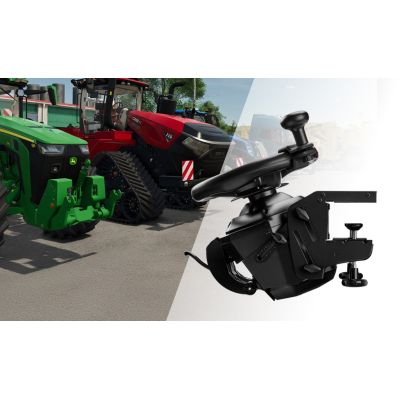 7. Thrustmaster T128 SimTask Farming Pack Black Steering Wheel + Pedals + Gear Shifter PC, PlayStation 4, PlayStation 5