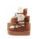 10. D.Franklin women's winter boots insulated brown