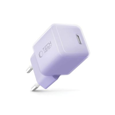 2. Tech-Protect NCM25 USB-C PD 25W Wall Charger - Purple