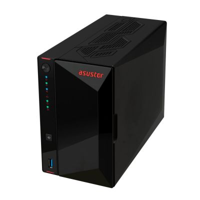 4. NAS Asustor AS5402T; Tower; 2x (3.5" SATA HDD/ 2.5" SSD); Intel Celeron N5105, 4GB DDR4 SODIMM (max. 16GB), 2x 2.5GbE, 4x M.2 2280 NVMe PCIe 3.0, 3x USB 3.2 Gen, 1x HDMI 2.0b