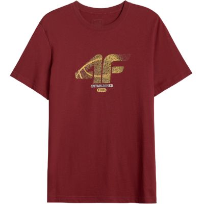 2. Men’s T-Shirt 4F M3558 Dark Red 4FWAW26TTSHM3558 61S