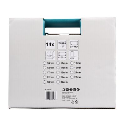 6. Makita E-16586 Impact Socket Set Black, Green