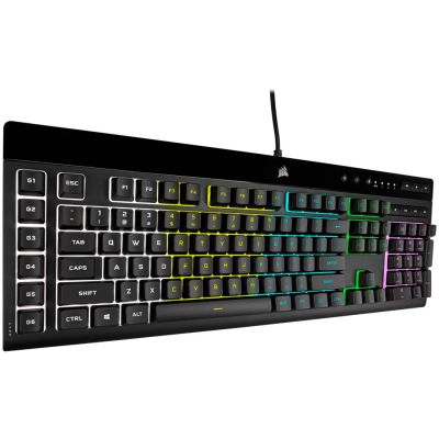 19. Corsair K55 RGB PRO Gaming Keyboard USB QWERTZ German Black