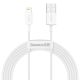 Baseus Superior USB - Lightning 2.4A 2 m cable White (CALYS-C02)