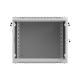 23. LANBERG WALL-HUNG RACK CABINET 19" 9U 600X600 GRAY PERFORATED DOORS (FLAT PACK)