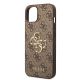 6. Guess GUHCP15S4GMGBR iPhone 15 6.1" brown/brown hardcase 4G Big Metal Logo