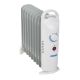 4. MESKO MS 7805 Oil-Filled Radiator with 9 Fins (1000 W; 9; White)