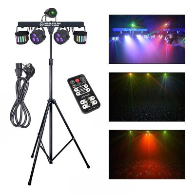 22. LIGHT4ME multi-effect LED PAR DERBY LASER BEAM