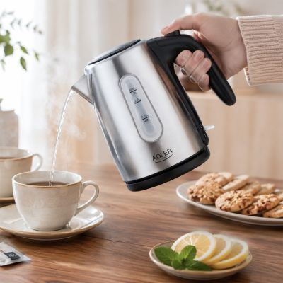 9. Adler AD 1273 electric kettle (1200W 1l; silver)