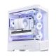 3. Jonsbo D400 PC Case, Midi Tower, ATX, Tempered Glass - White