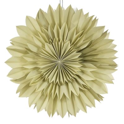 2. 3D DECORATIVE HANGING PAPER STAR 50CM GREEN