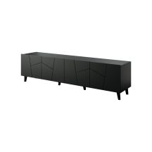 ETNA TV cabinet 200x42x52 black matt