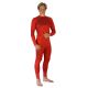 36. GLOVII HEATED THERMOACTIVE UNDERWEAR SET, SWEATSHIRT AND PANTS, SIZE M, ORANGE, BATTERIES AND CHARGER INCLUDED, GXRM