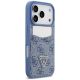 4. Guess 4G Nauble Card Triangle Case for iPhone 18 Pro / 17 Pro – Blue